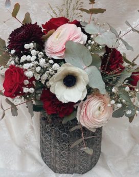 Bouquet Eros bouquet de fleurs fleuriste lyon neuville sur saone saint valentin