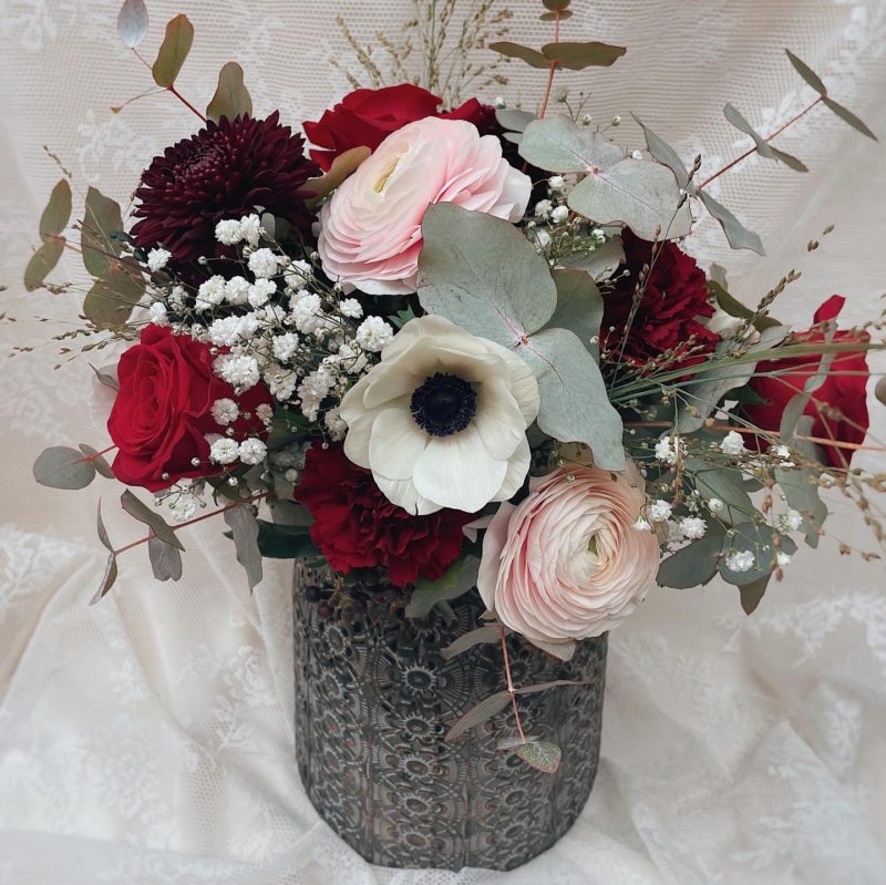 Bouquet Eros bouquet de fleurs fleuriste lyon neuville sur saone saint valentin
