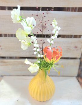 Composition muguet fleuriste lyon neuville sur saone porte bonheur fleurs