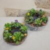 panier de pensées pour la toussaint livraison au cimetière fleuriste à neuville sur saone