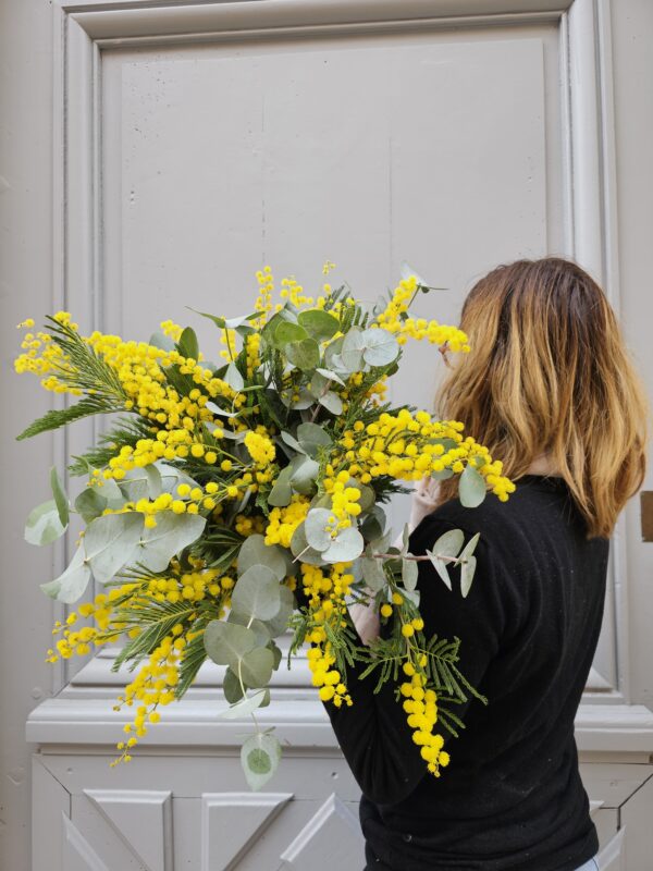 Bouquet mimosa fleurs francaises