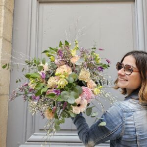 Bouquet d'hiver en fleurs de saison neuville sur saone