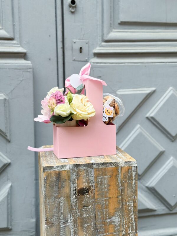 cadeau original de fleurs et de gourmandises