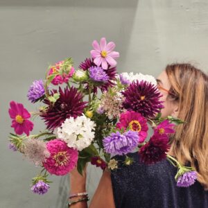 bouquet de fleurs 100% production locale et française
