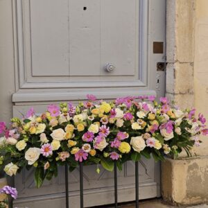 DEssus de cercueil Zélie livraison neuville artisan fleuriste