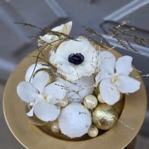 centre de table original et tendance pour noel à neuville sur saone