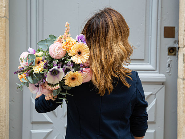 bouquet de fleurs cours d'art floral proche de lyon